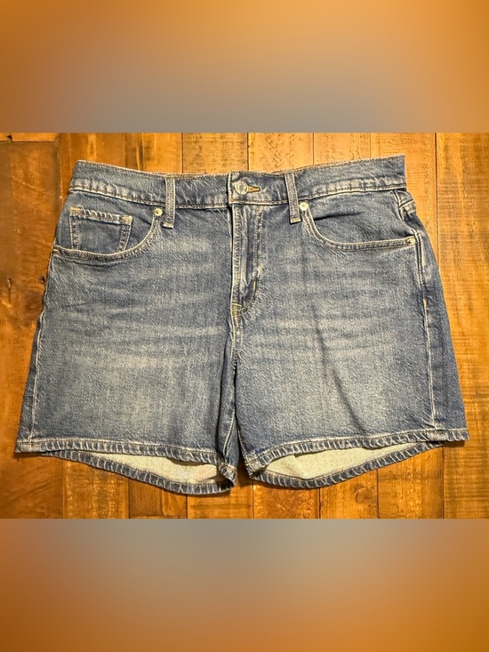 GAP Pants - GAP Denim 5” Shorts Size 4 Dark Wash UltraSoft Stretch Denim